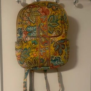 Vera Bradley Floral Patterned Backpack..13 1/2  length by 12 wide